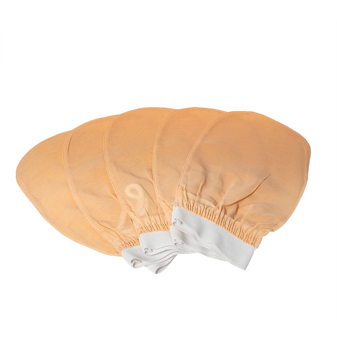 Raw Cocoon Silk Exfoliating Glove Scrubbing Mitt Hammam Etsy