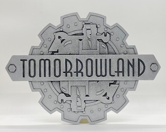 ¡Letrero de Disney inspirado en Tomorrowland Disneyland/Disney World!