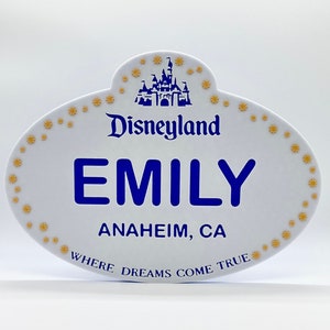 Personalized Disneyland Cast Member Name Tag Disney Sign!!!