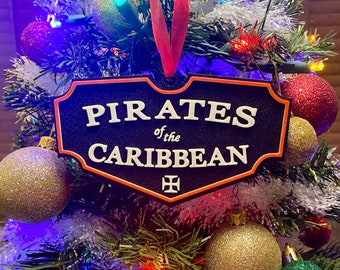 Pirates of the Caribbean Disneyland/Disney World Inspired Disney Ornament!!!