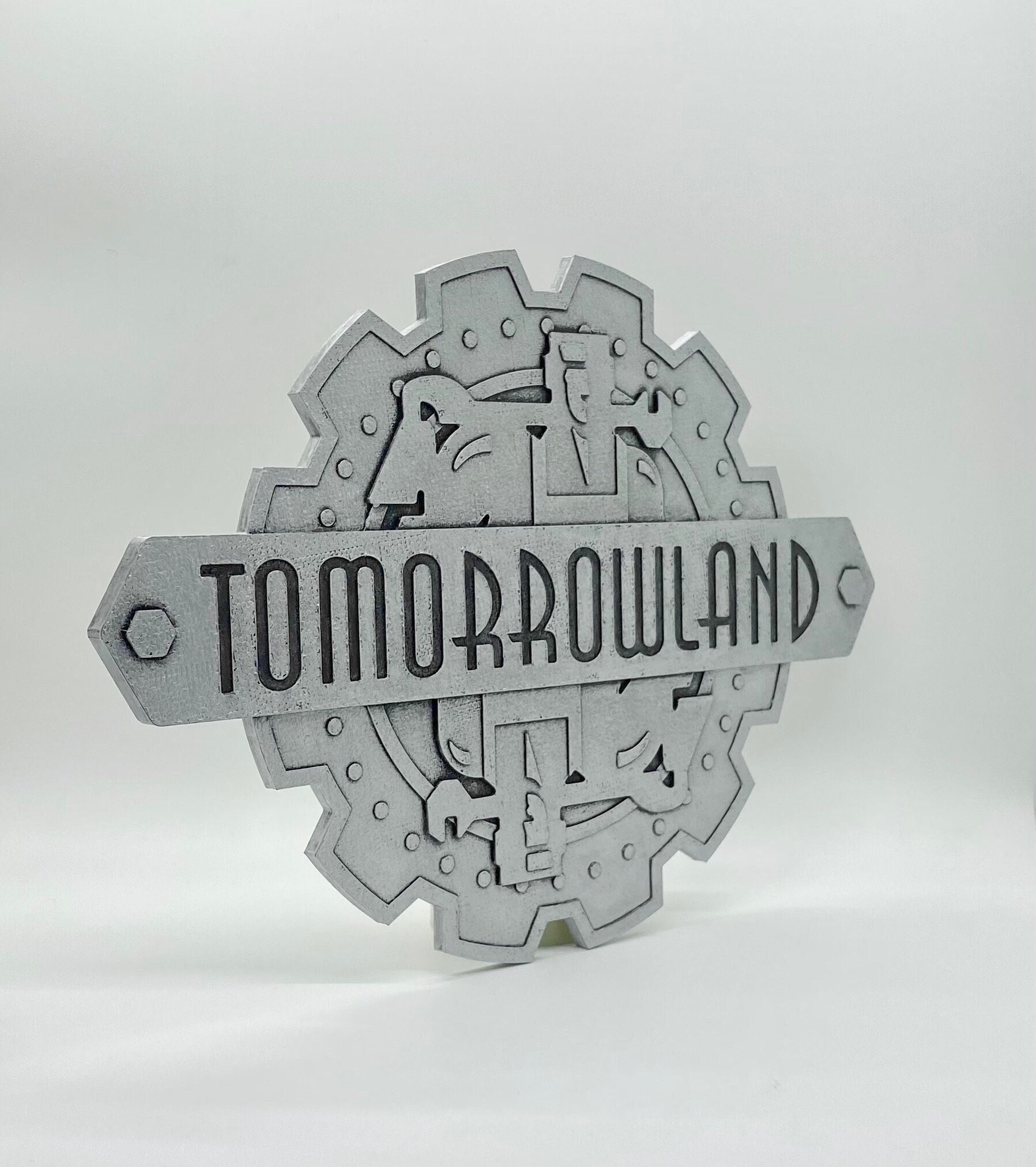 ディズニー マジックキングダムトゥモローランド プロップサイン ディスプレイ Tomorrowland-archway-sign-
