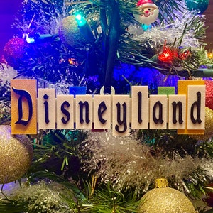 Disneyland Sign Inspired Disney Ornament!!!