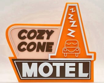 Cozy Cone Motel Inspired Cars Disneyland/Radiator Springs Disney/Pixar Sign!!