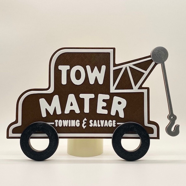 Tow Mater Inspired Cars Disneyland/Radiator Springs Disney Sign!!