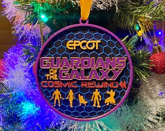 Guardians of the Galaxy Cosmic Rewind Inspired Disney Ornament!!!