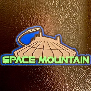 Space Mountain Disneyland/Disney World Inspired Disney Magnet!!!