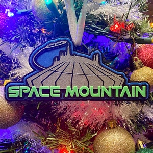 Enfeite da Disney inspirado na Space Mountain da Disneylândia/Disney World!!!