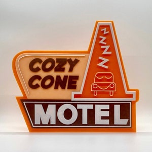 Cozy Cone Motel Inspired Cars Disneyland/Radiator Springs Disney Sign!!