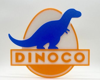 ¡Carteles de Disney/Pixar inspirados en Dinoco para Disneyland/Disney World/Radiator Springs!