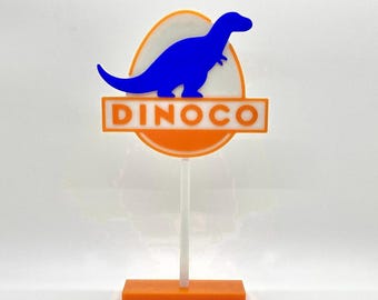 Samochody inspirowane dinozaurami, Disneyland/Disney World/Radiator Springs, Pixar, Disney, znak Stand Up!!