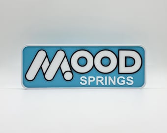 ¡Letrero de Mood Springs Cars Disneyland/Disney World/Radiator Springs Disney/Pixar!
