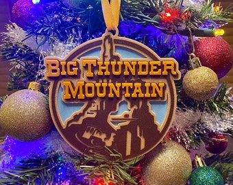Big Thunder Mountain Disneyland/Disney World Inspired Disney Ornament!!!