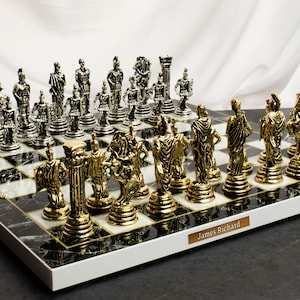 Ancient Persia Chess Set with Personalized Table