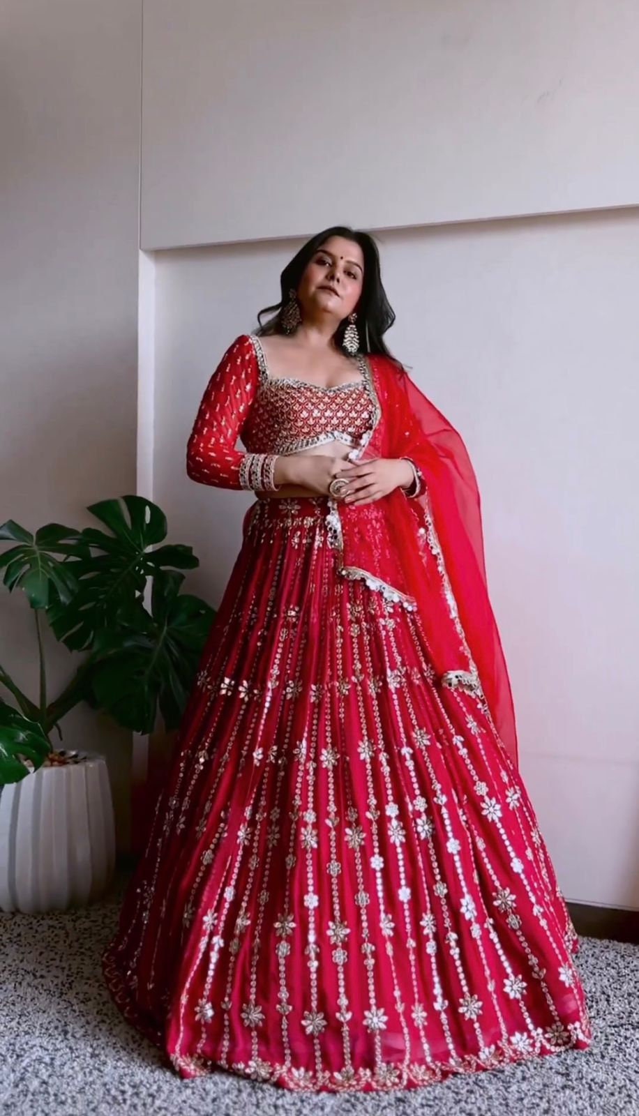 Latest Indian Bridal Lehenga Choli Wedding Dress for Mehndi – Nameera by  Farooq