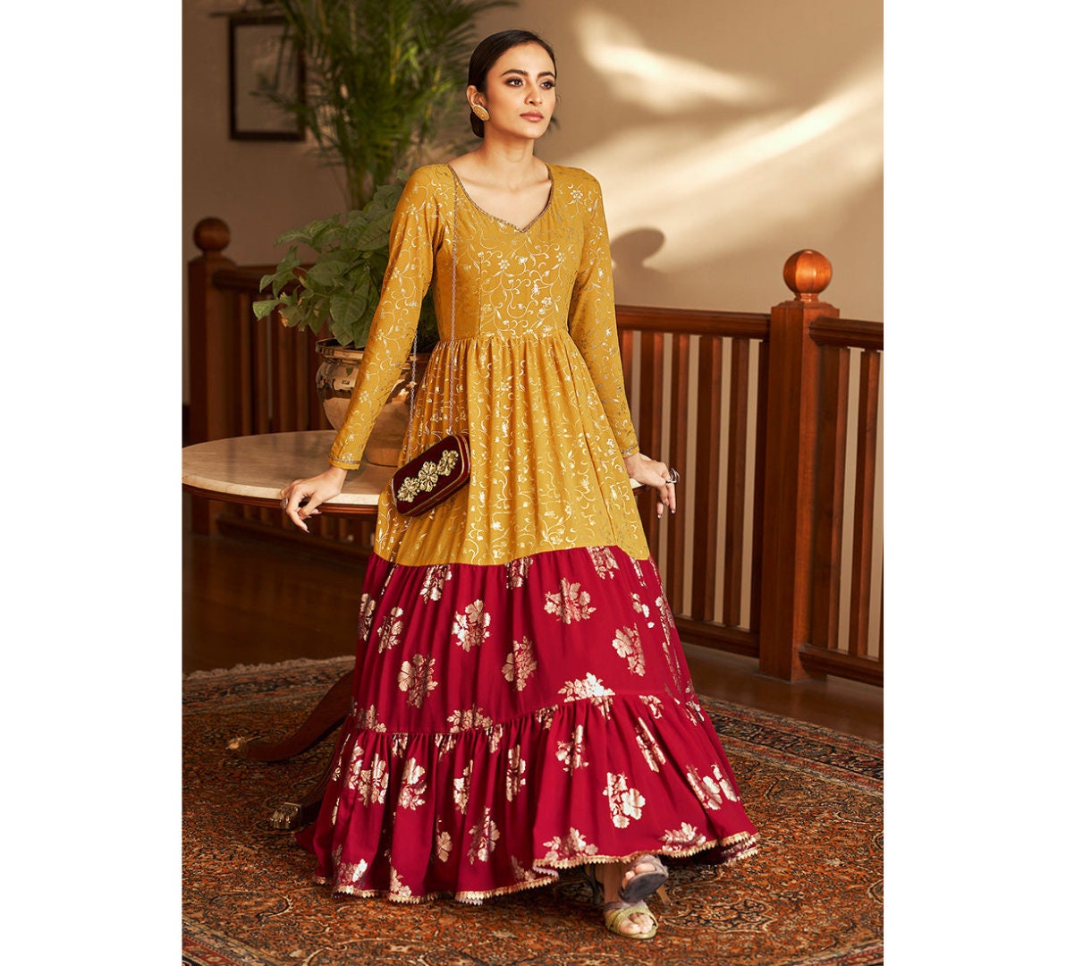 Buy Buy New Trading Wedding Function Party Wear Dress Multicolor Online in  India - Etsy