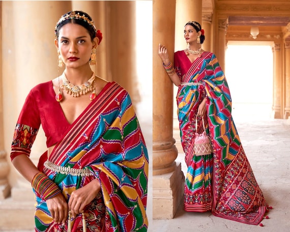 Gujarati saree best sale jackets