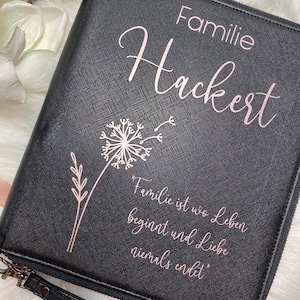 einzigartiger Familienorganizer modern aus Kunstleder