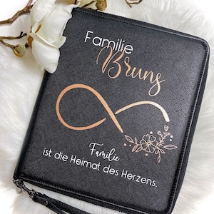 einzigartiger Familienorganizer aus Kunstleder