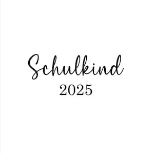 2x Schulkind 2025 Sticker | 2er Set | Erinnerungen schenken | DIY Geschenk | Mitbringsel | Kleinigkeit schenken | Einschulung