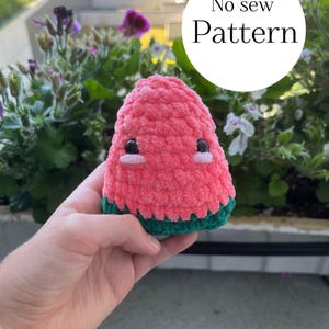 Wassermelone Häkelanleitung - PDF Pattern - no n