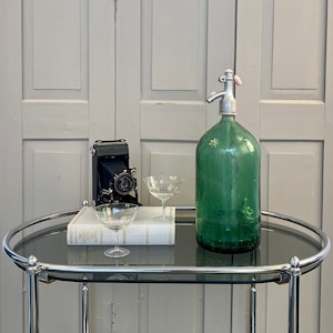 Soda Bottle / Siphon Bottle / Siphon / Soda / Syphon / Seltzer Bottle / cut / 50s / Transylvania