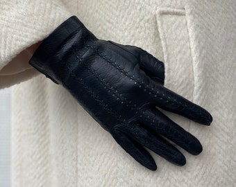 Vintage Leather gloves / Retro gloves leather / Vintage Accessories Women