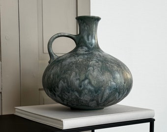 Studio Ceramic Vase Ruscha Model 335 / Reactive Glaze / Art Ceramics / Vase Mid Century / 1970s / Glazed Ceramics / German Pottery Ceramics