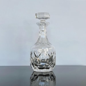 1500 gramów / Karafka ze szkła vintage / Styl loftowy / Karafka ze szkła kryształowego / Karafka do whisky / Dekanter ze szkła kryształowego / ręcznie cięty / Barcart