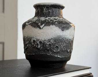Carstens Tönnieshof 0557-13 / Fat Lava Ceramic Vase / 1970s / West Germany / Studio Ceramics / Mid Century / Carstens Ceramics / German Pottery