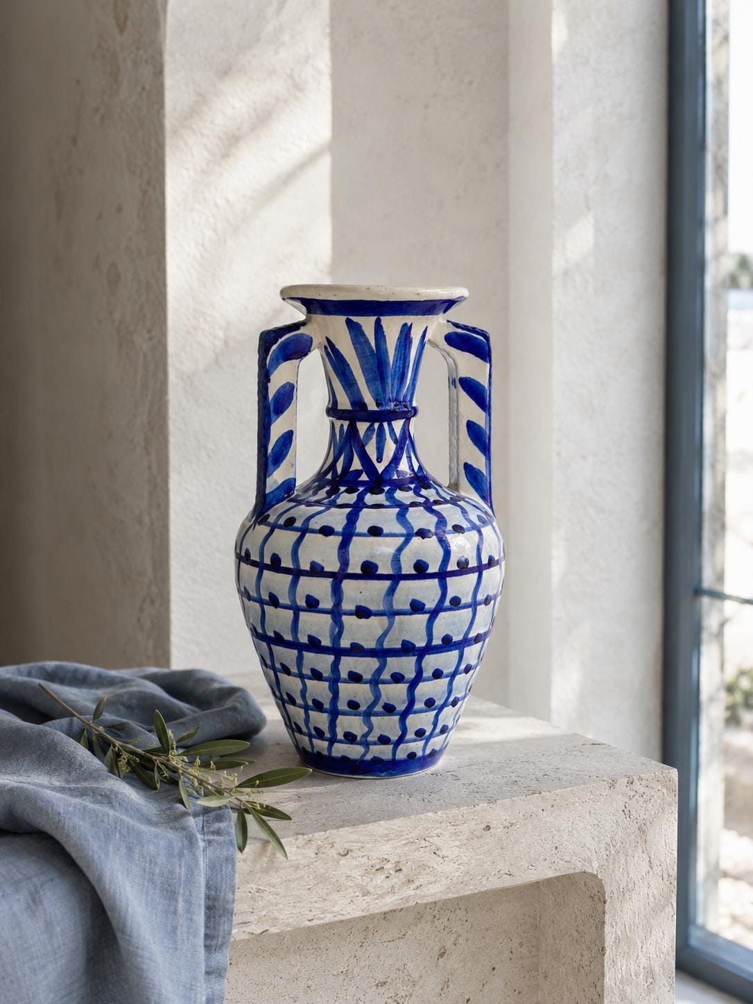 青と白の装飾陶器皿 Spain pottery blue and white - Etsy 日本