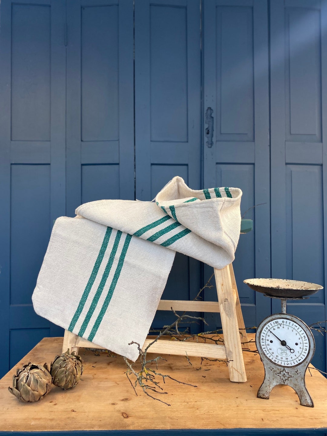 Antique Heavy Burlap Sack / Grain Sack / Flour Sack / Farmer's Sack