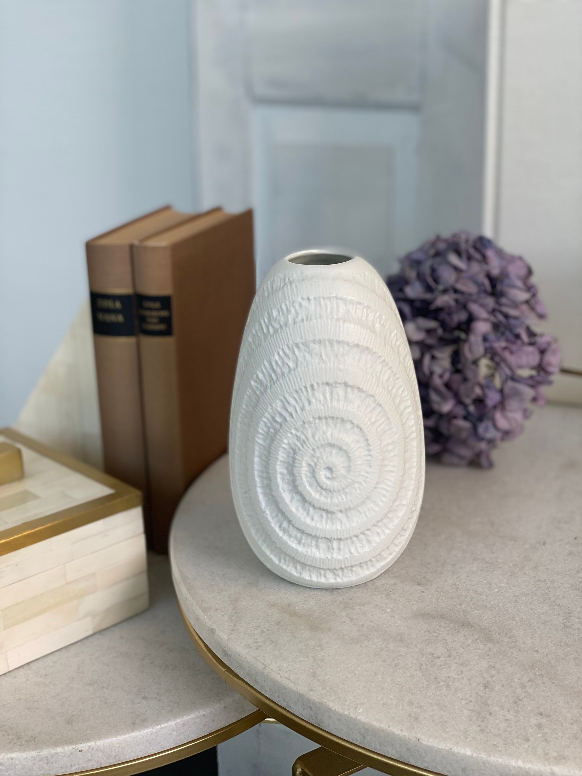 17 cm、Royal Porcelain Bavaria KPM ヴィンテージ花瓶 ホワイト 70