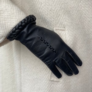 Vintage Leather gloves / Retro gloves leather / Vintage Accessories Women