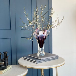 Tiffany & Co. Frank Lloyd Wright Hex Crystal Vase | Vintage Art