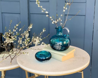 Set Vase & Bowl / Schott Zwiesel / HEINRICH LÖFFELHARDT 60s Original Series Florida / Design Classic / Must Have Glass Collector
