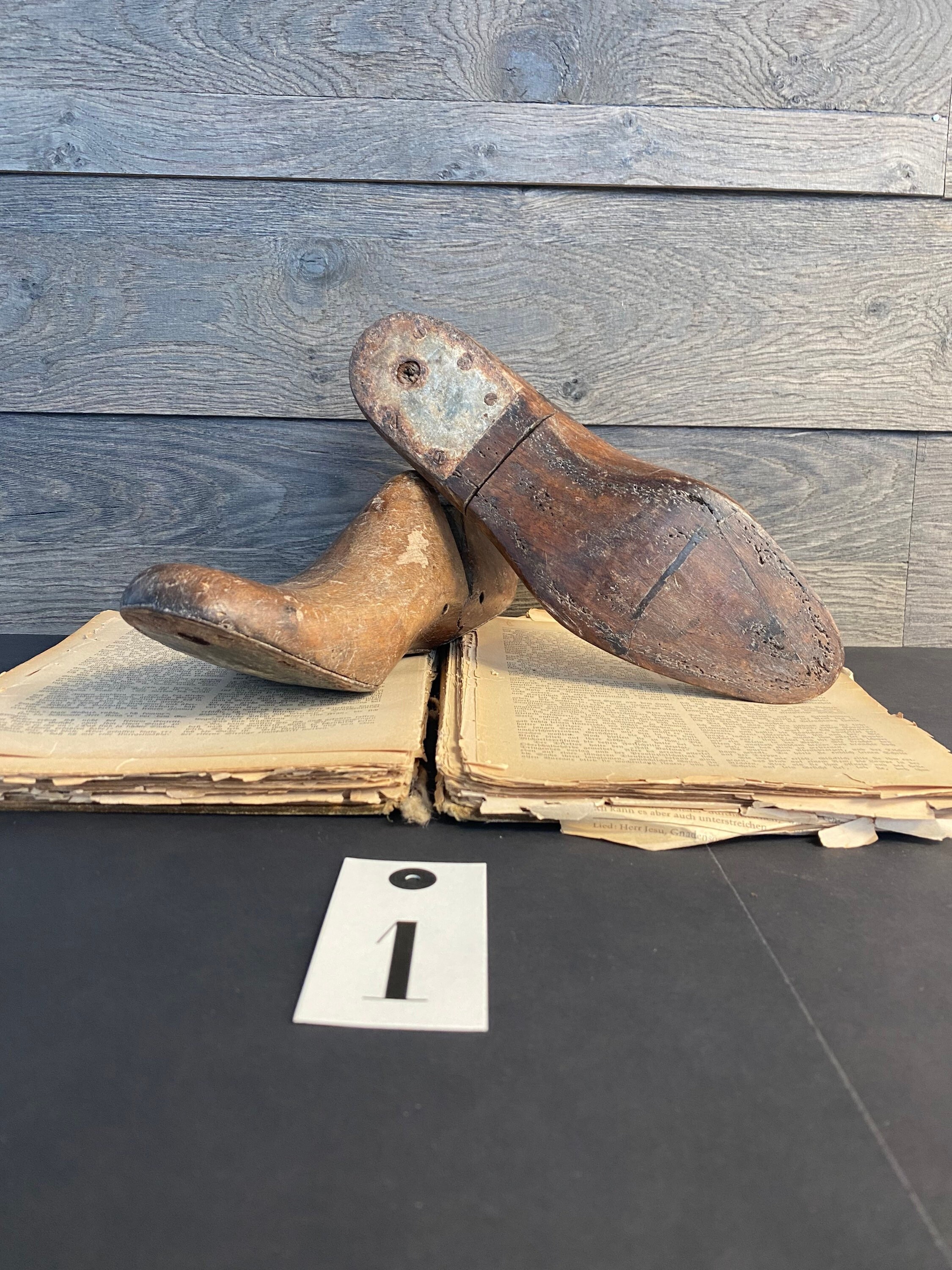 2個セット / 非常に古い靴の木型 / 装飾的な靴の木型 ヴィンテージ