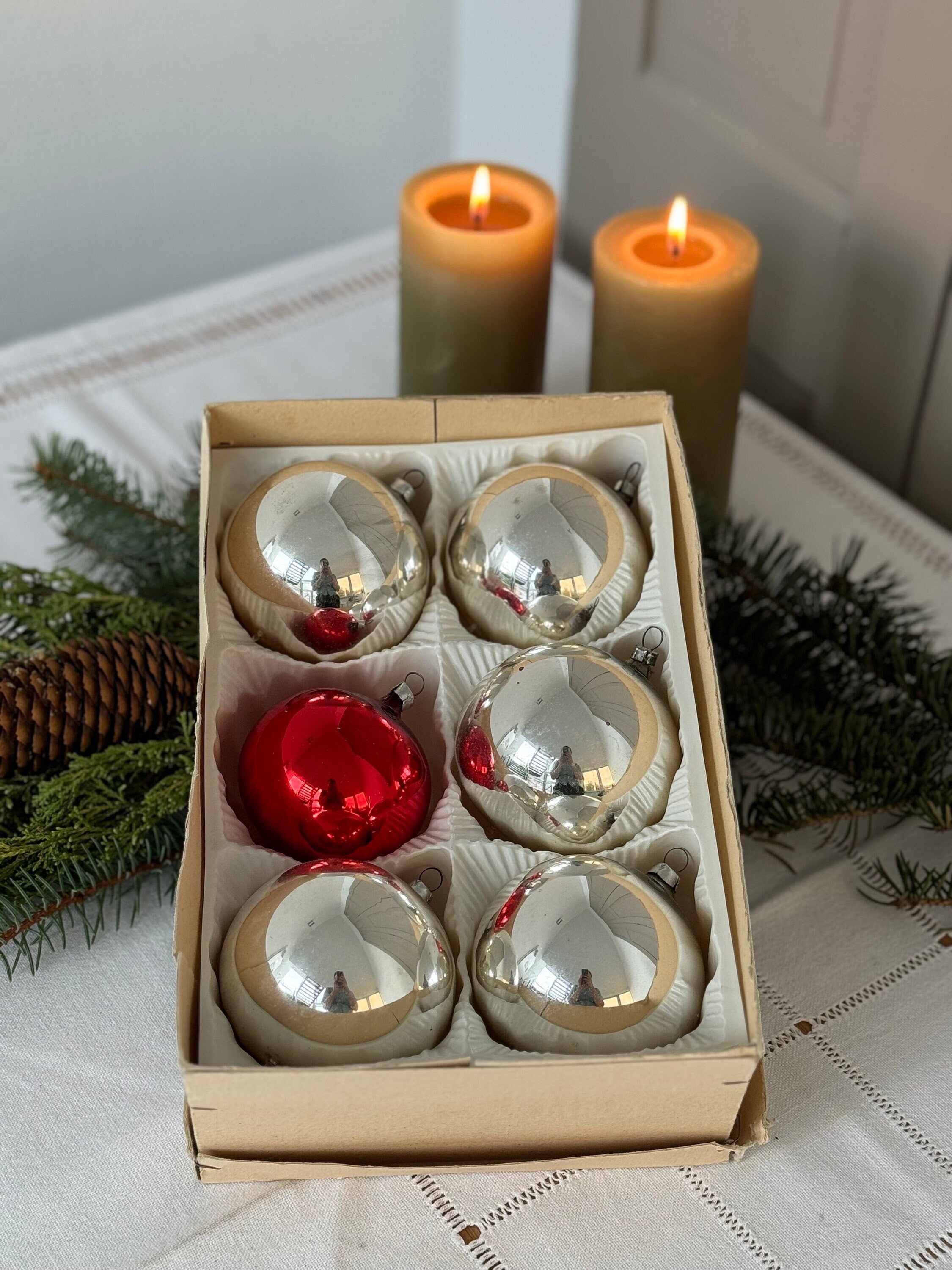 8個 6インチ ラージ ニュートラルテクスチャ クリスマスボール オーナメント 素朴な吊り下げ クリスマスツリー装飾 ヴィンテージ ヴィンテージテイストのクリスマスツリー特集 | 輸入雑貨の通販ハルモニア web store