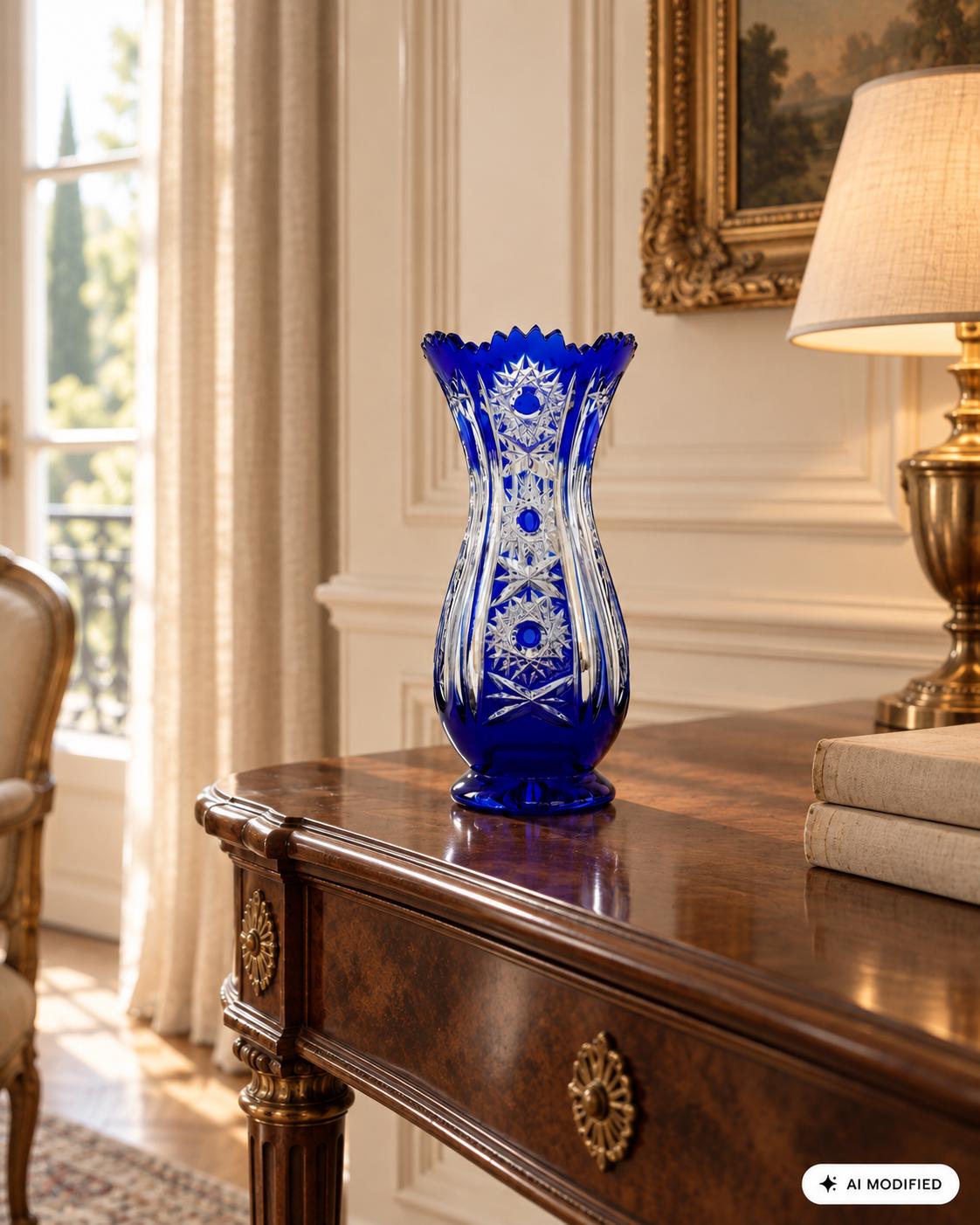 überfangglas vase