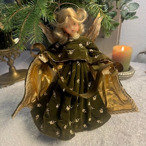 Rauschgoldengel / Christmas angel wax angel / handmade / Angel Christmas Tree Topper / nostalgic Christmas decoration handmade Germany