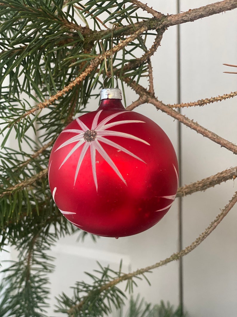 Set of 12 PCS / 6 Cm / Antique Christmas Tree Balls / Very Old Etsy UK