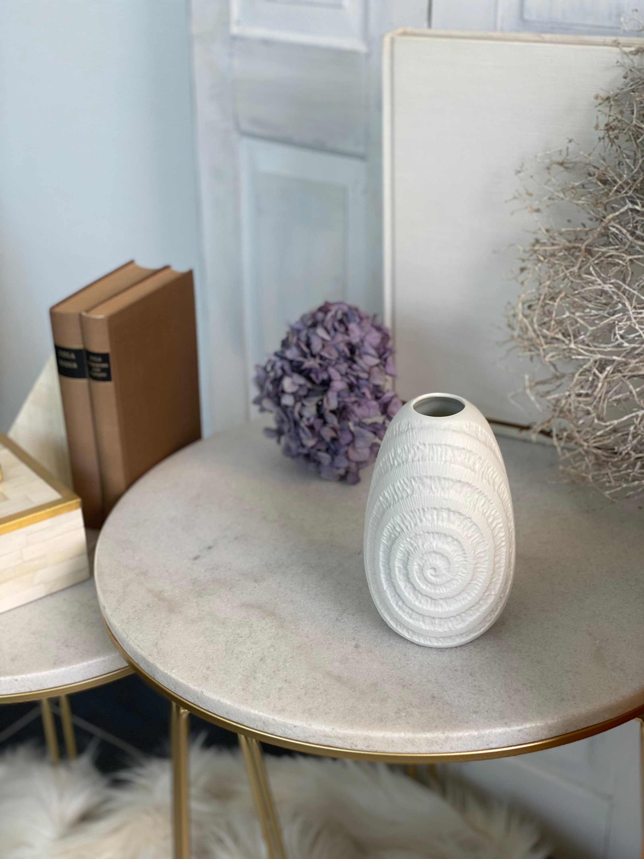 17 cm、Royal Porcelain Bavaria KPM ヴィンテージ花瓶 ホワイト 70