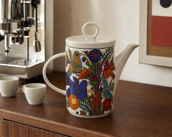 Villeroy & Boch Acapulco Coffee Pot with Lid – Vintage 1970s Porcelain – Christine Reuter – Mid Century Coffee Pot Teapot 70s #1