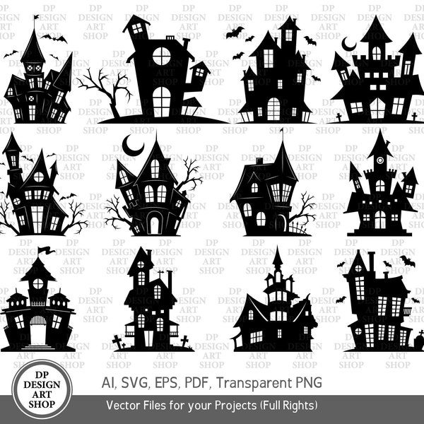 House Silhouette - Etsy