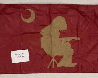 2ft x 3ft Mikey Flag - College of Charleston maroon and gold