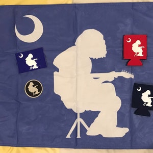 Box Set!   One of everything pictured.  2x3 flag + stickers etc