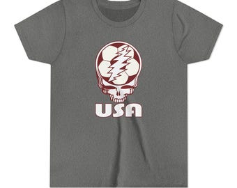COURSE LIMITÉE - Youth USA Soccer | T-shirt unisexe à manches courtes