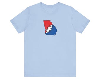 Georgia Stealy Bolt | Unisex Short Sleeve Tee