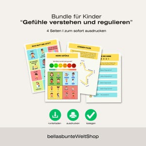 Att förstå och reglera känslor - Paket för barn (Direkt PDF-nedladdning)