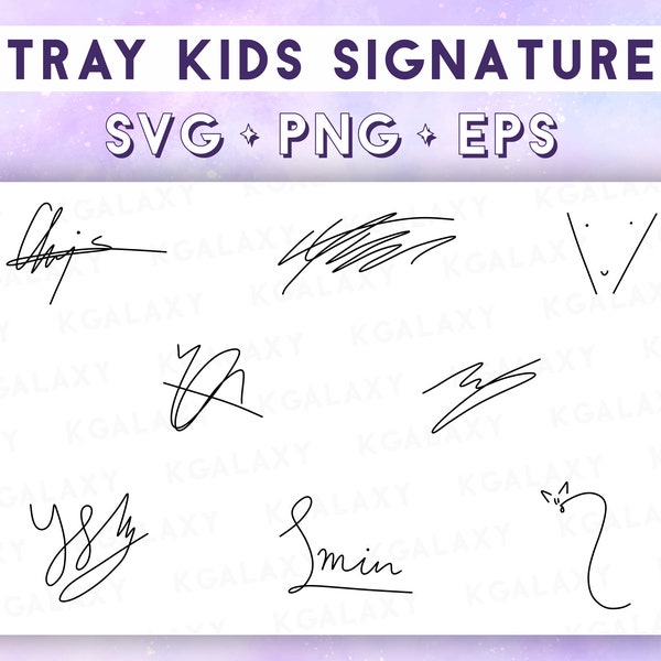 STRAY KIDS Merch | Kpop merch Stray Kids SVG, Png and Eps vector files for Shirt stickers Decal Print Lightstick Poster Cricut Silhouette