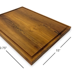 16x11x1.75 One Solid Piece Walnut Cutting Board No Glue, No Joints Handmade  Gift 